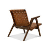 The David Genuine Leather Teak Lounge Chair Era and Style Inspired Home Décor 4