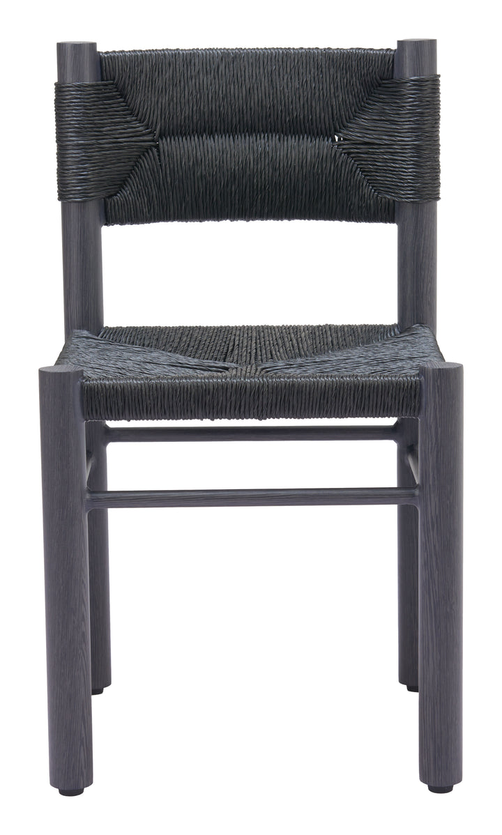 The Iska Dining Chair (Set of 2) Black  Era and Style Inspired Home Decor 1