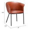 The Garston Dining Chair Brown  Era and Style Inspired Home Decor 1