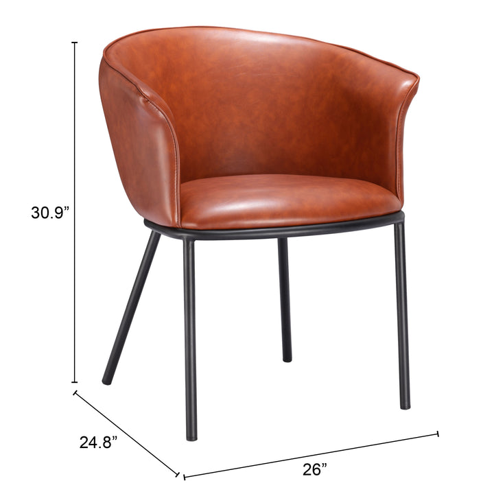 The Garston Dining Chair Brown  Era and Style Inspired Home Decor 1