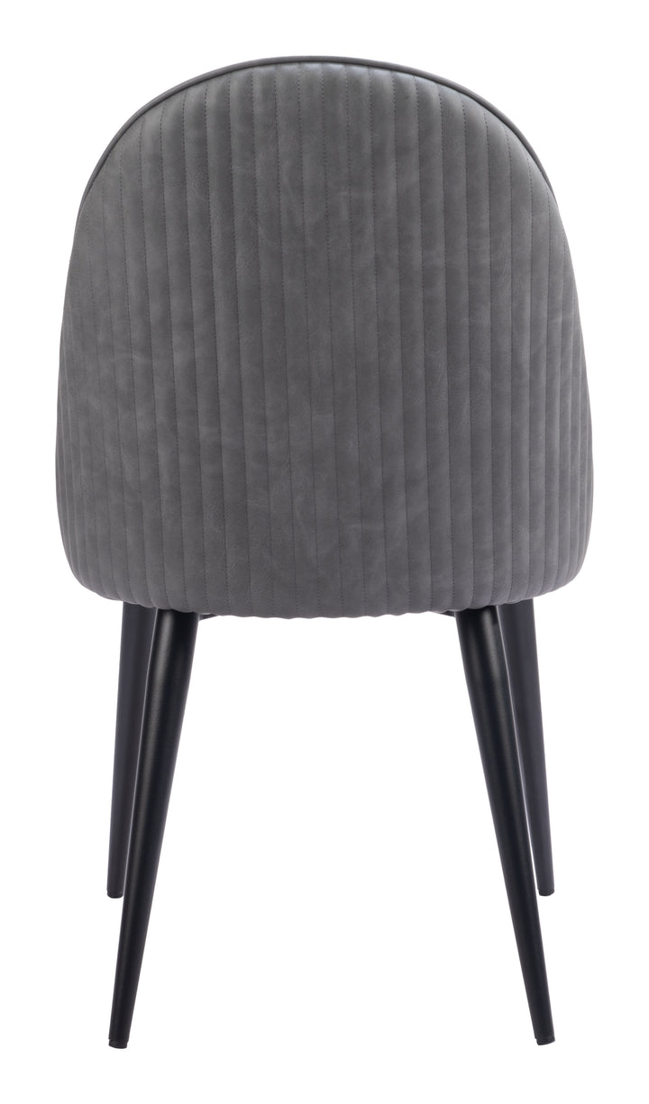 The Silloth Armless Dining Chair (Set of 2) Gray  Era and Style Inspired Home Decor 1