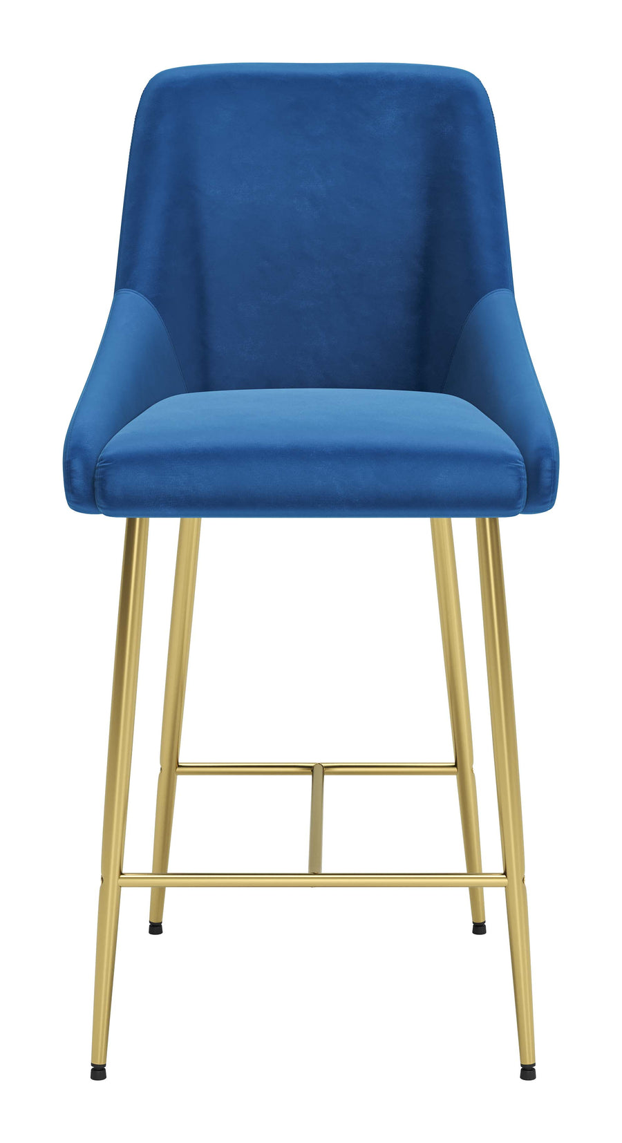 The Madelaine Counter Stool Navy Blue & Gold  Era and Style Inspired Home Decor 1