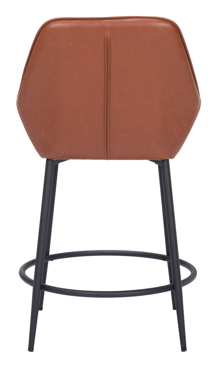 The Vila Counter Stool (Set of 2) Brown  Era and Style Inspired Home Decor 1