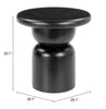 The Hals Side Table Black  Era and Style Inspired Home Decor 1