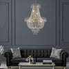 Opulent Gold Crystal Chandelier