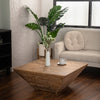 Vintage Style Trapezoidal Coffee Table