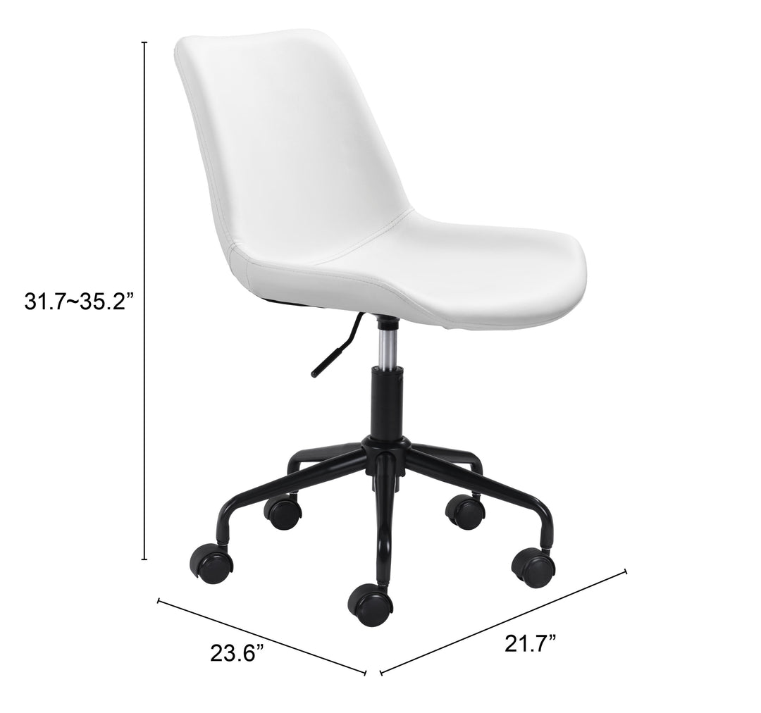 The Byron Office Chair White  Era and Style Inspired Home Decor 1