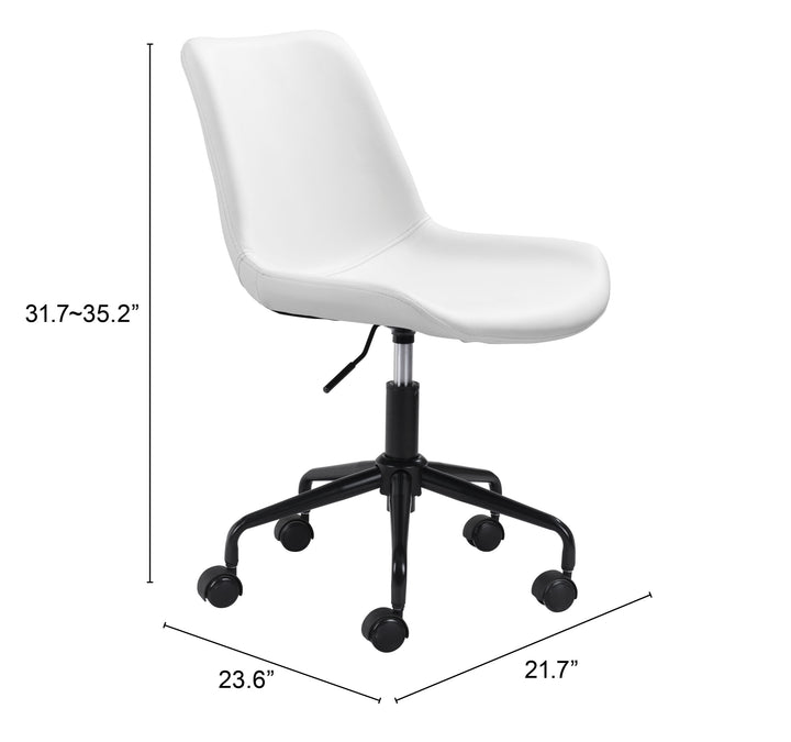 The Byron Office Chair White  Era and Style Inspired Home Decor 1