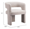 The Java Accent Chair Sandy Beige  Era and Style Inspired Home Decor 1