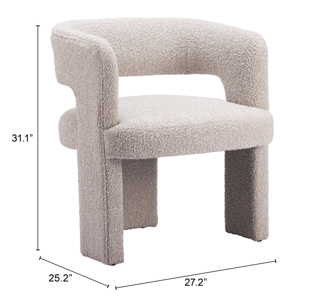 The Java Accent Chair Sandy Beige  Era and Style Inspired Home Decor 1