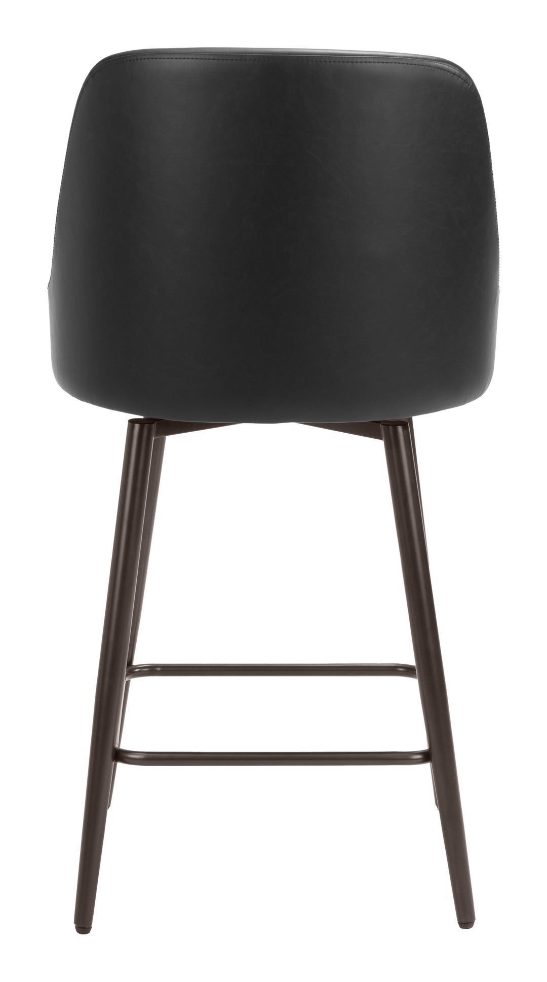 The Keppel Swivel Counter Stool Black & Bronze  Era and Style Inspired Home Decor 1