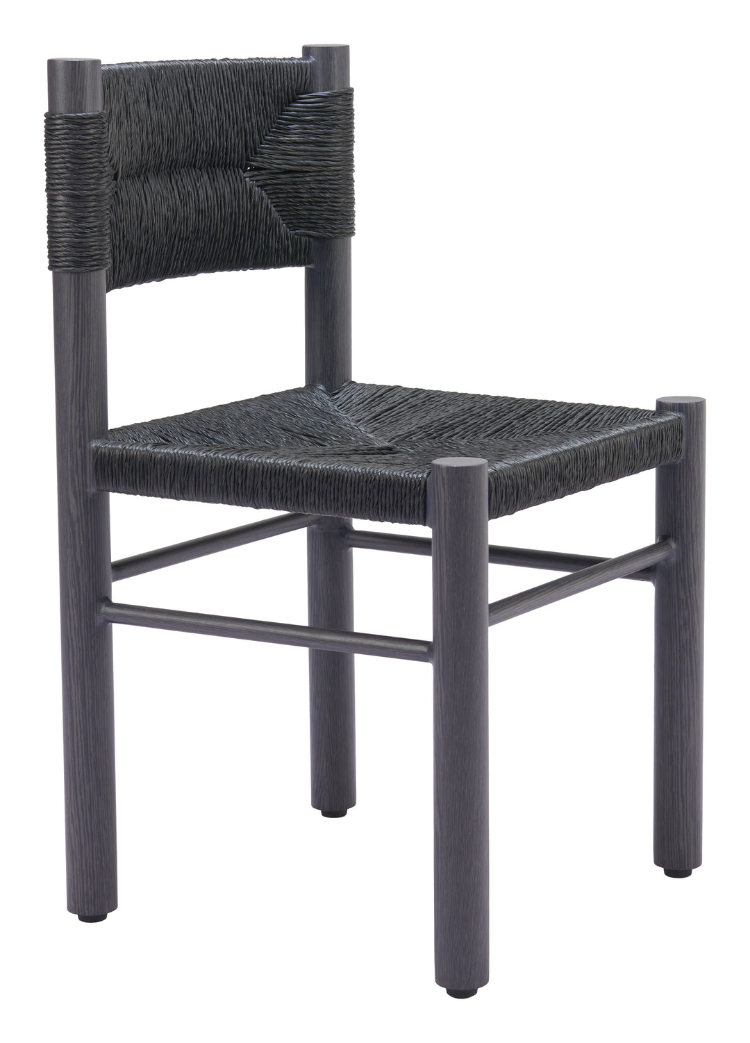 The Iska Dining Chair (Set of 2) Black  Era and Style Inspired Home Decor 1