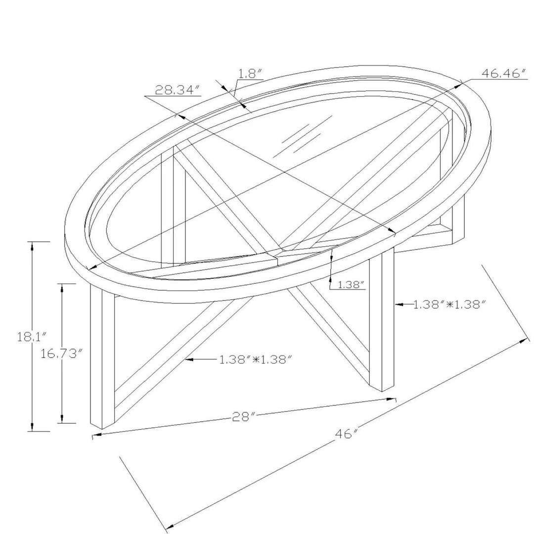 Tempered Glass Coffee Table