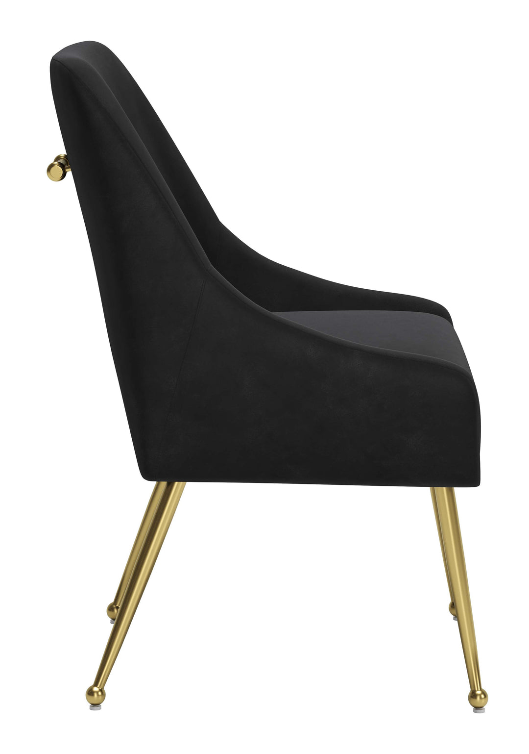 The Maxine Dining Chair Black & Gold  Era and Style Inspired Home Decor 1