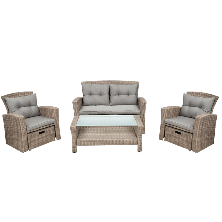 4-Piece Tengbian Outdoor Patio Furniture Set