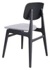 The Othello Dining Chair (Set of 2) Gray & Black  Era and Style Inspired Home Decor 1