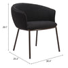 The Essen Dining Chair Black & Bronze  Era and Style Inspired Home Decor 1