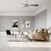 Star 7 Space Grey Star 7 Ceiling Fan 52" with Optional LED Light and Remote