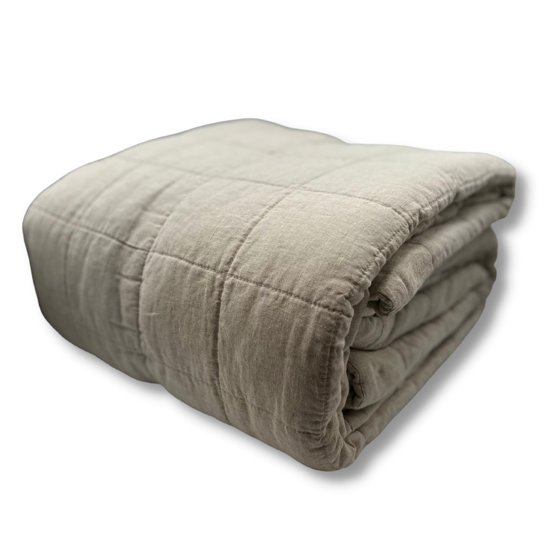 Quilted Linen Comforter