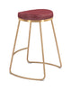 The Bree Counter Stool (Set of 2) Burgundy & Gold  Era and Style Inspired Home Decor 1