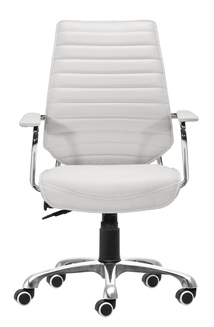 The Enterprise Low Back Office Chair White  Era and Style Inspired Home Decor 1