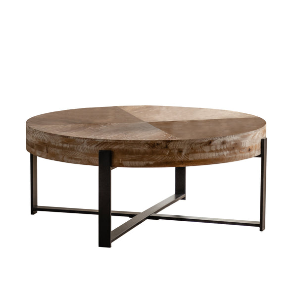 Modern Retro Splicing Round Coffee Table