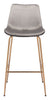 The Tony Barstool Gray & Gold  Era and Style Inspired Home Decor 1