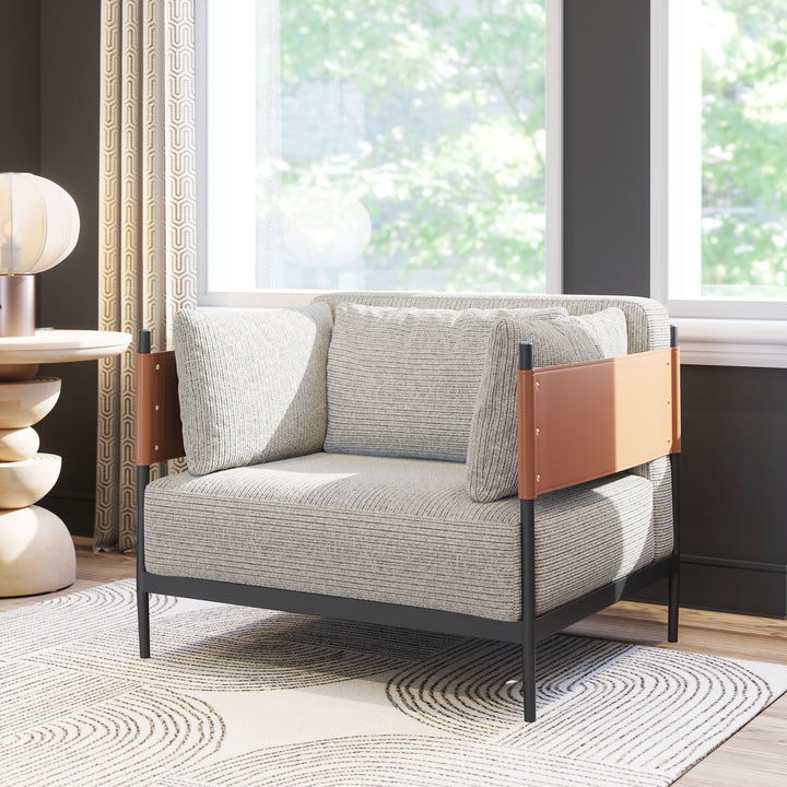 The Stirbe Armchair Gray  Era and Style Inspired Home Decor 1