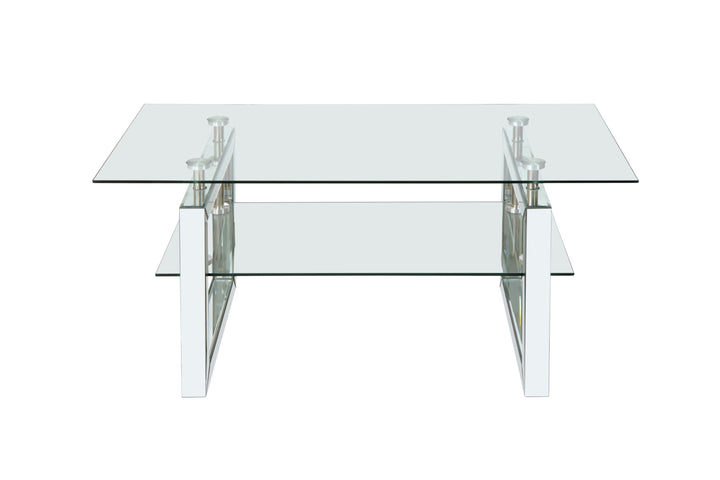 Transparent Tempered Glass Coffee Table