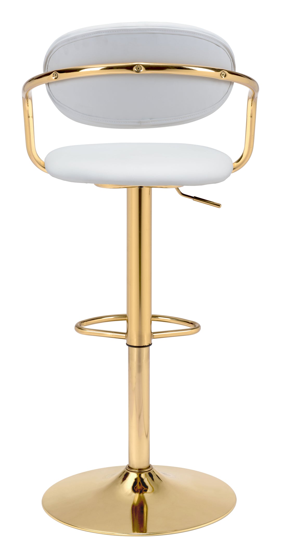 The Gusto Barstool White & Gold  Era and Style Inspired Home Decor 1