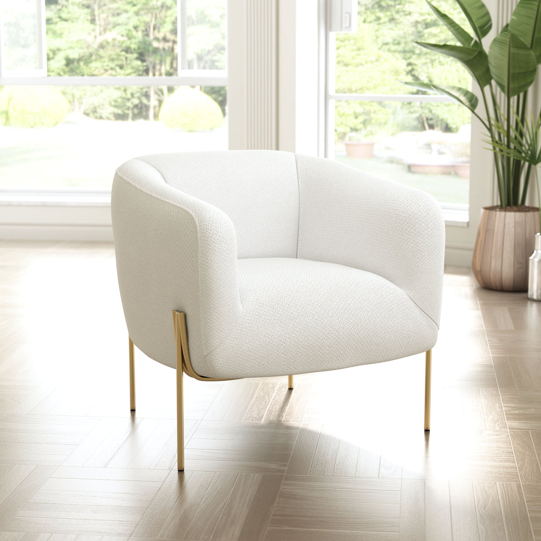 The Micaela Armchair Ivory  Era and Style Inspired Home Decor 1