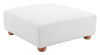 The Tayte Ottoman White  Era and Style Inspired Home Decor 1