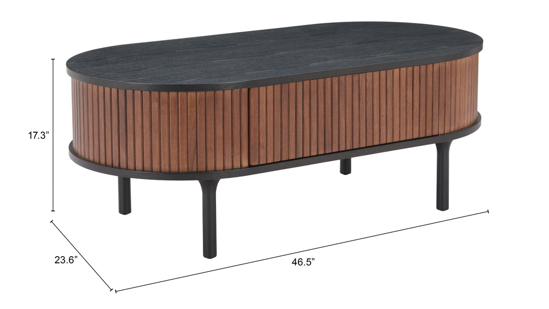 The Koriana Coffee Table Black & Walnut  Era and Style Inspired Home Decor 1