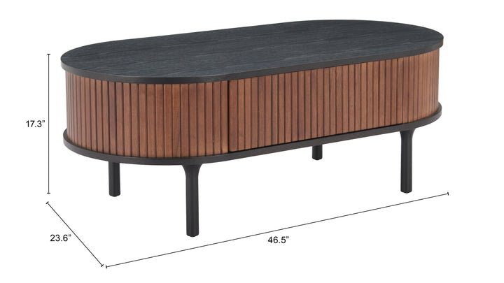 The Koriana Coffee Table Black & Walnut  Era and Style Inspired Home Decor 1