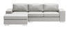 The Brickell Sectional Light Gray  Era and Style Inspired Home Decor 1