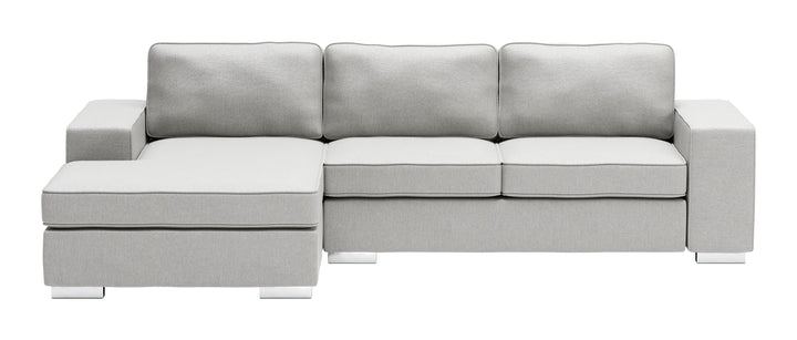 The Brickell Sectional Light Gray  Era and Style Inspired Home Decor 1