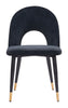 The Menlo Dining Chair (Set of 2) Black  Era and Style Inspired Home Decor 1