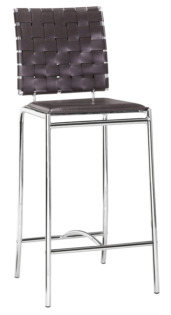 The Criss Cross Counter Stool (Set of 2) Espresso  Era and Style Inspired Home Decor 1