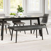 The Tanner Bench Gray & Black  Era and Style Inspired Home Decor 1