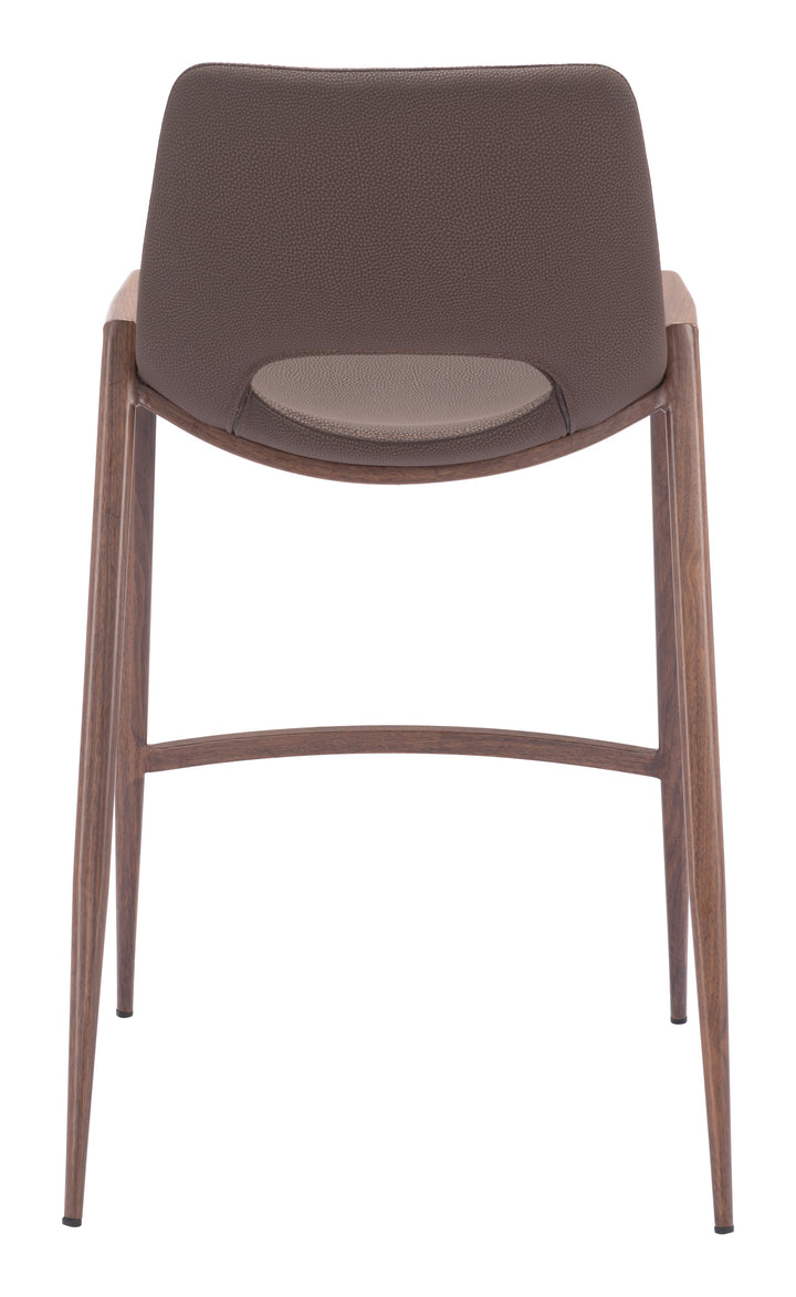 The Desi Counter Stool (Set of 2) Brown & Walnut  Era and Style Inspired Home Decor 1