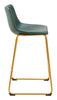 The Augusta Barstool (Set of 2) Green & Gold  Era and Style Inspired Home Decor 1