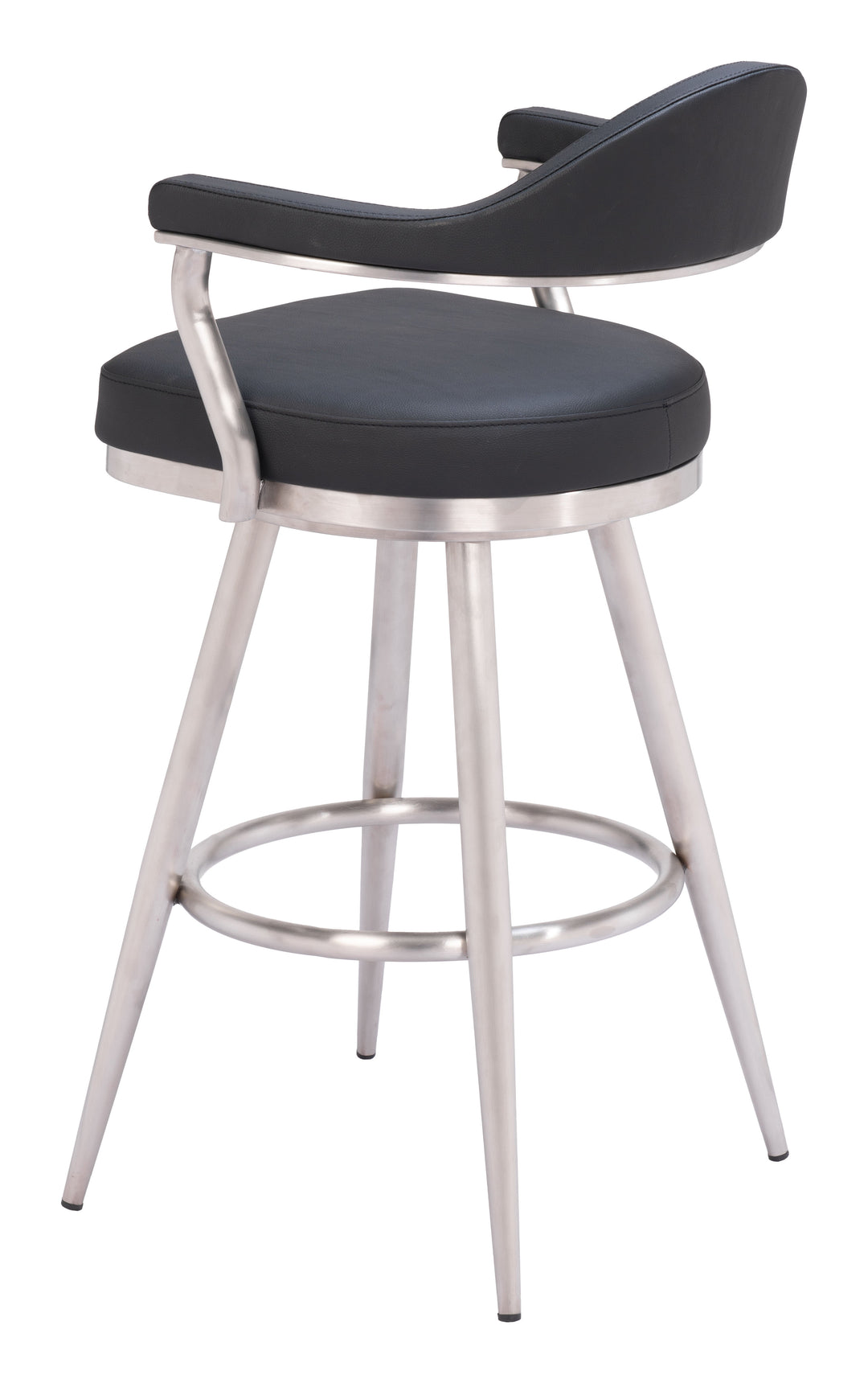 The Vagur Swivel Barstool Black  Era and Style Inspired Home Decor 1