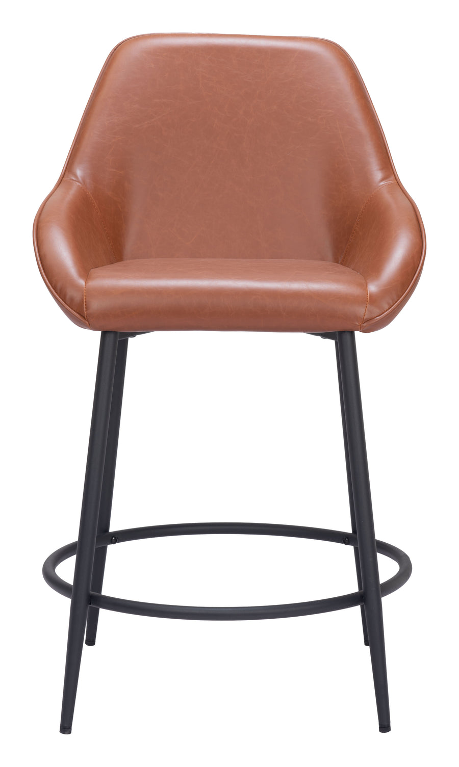 The Vila Counter Stool (Set of 2) Brown  Era and Style Inspired Home Decor 1