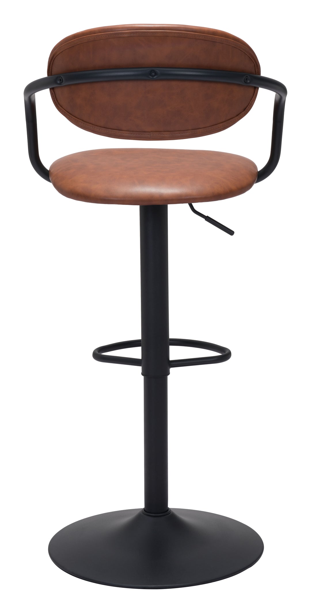 The Kirby Barstool Vintage Brown & Black  Era and Style Inspired Home Decor 1