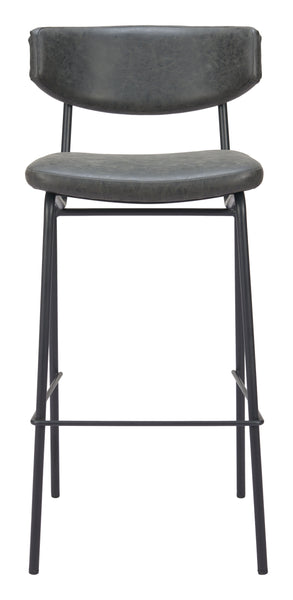 The Charon Barstool (Set of 2) Vintage Black  Era and Style Inspired Home Decor 1