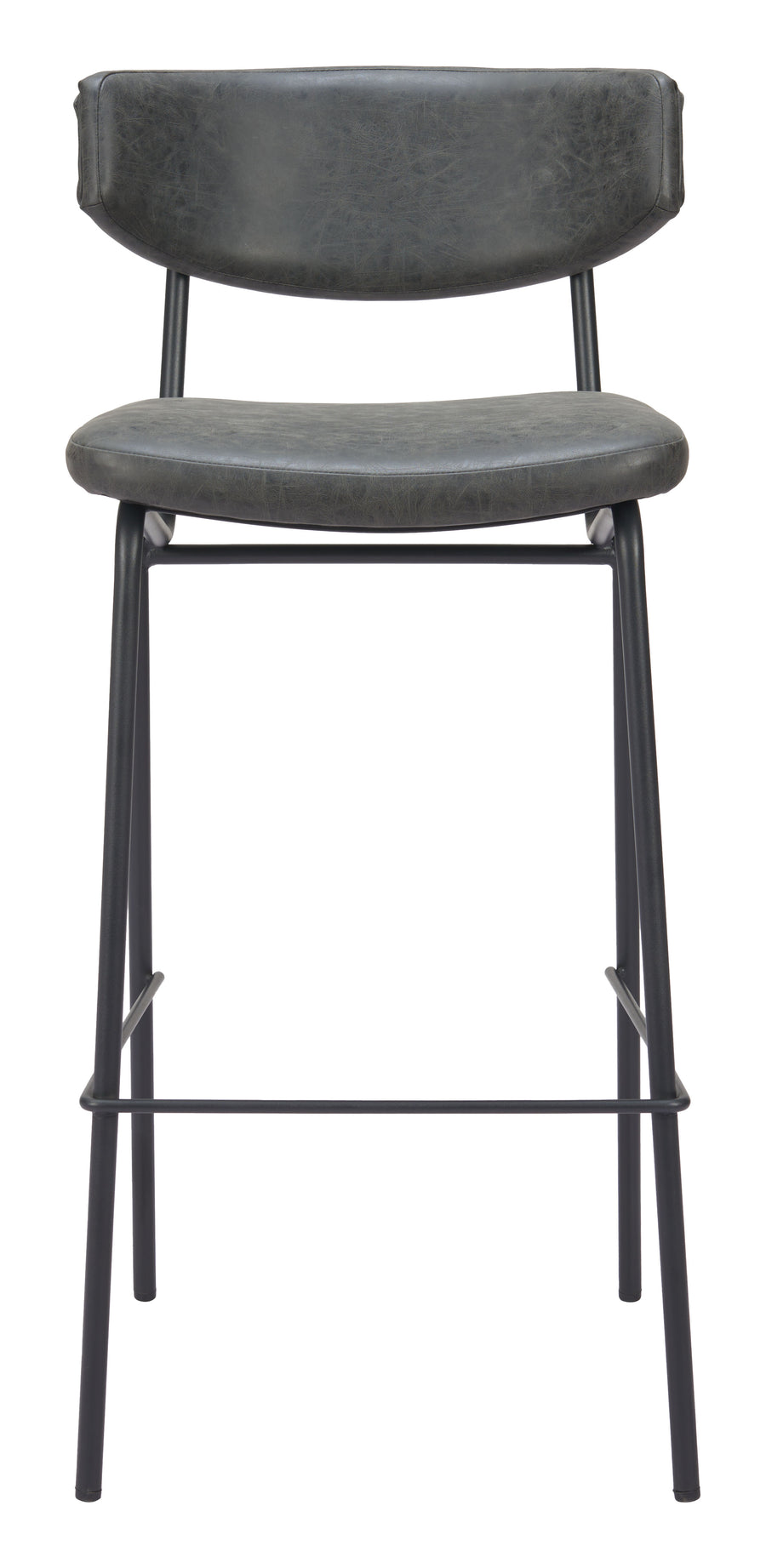 The Charon Barstool (Set of 2) Vintage Black  Era and Style Inspired Home Decor 1