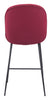 The Miles Counter Stool Red  Era and Style Inspired Home Decor 1