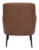 The Tasmania Accent Chair Vintage Brown  Era and Style Inspired Home Decor 1