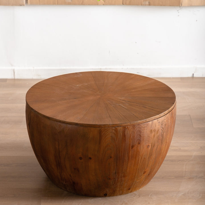 Vintage Style Bucket Shaped Coffee Table