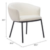 The Essen Dining Chair Ivory  Era and Style Inspired Home Decor 1